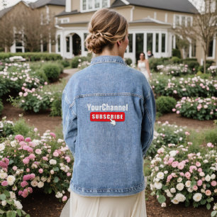 Chaqueta Vaquera Suscríbete Personalizado TuCanal