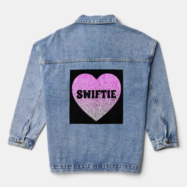Chaqueta Vaquera SWIFTIE PURPURINA HEART Denim Jacket (Reverso )