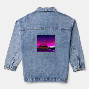 Chaqueta Vaquera Synthwave car outrun retrowave futuresynth