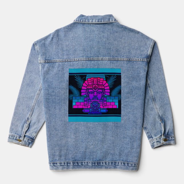 Chaqueta Vaquera Synthwave Pharaoh (Reverso )