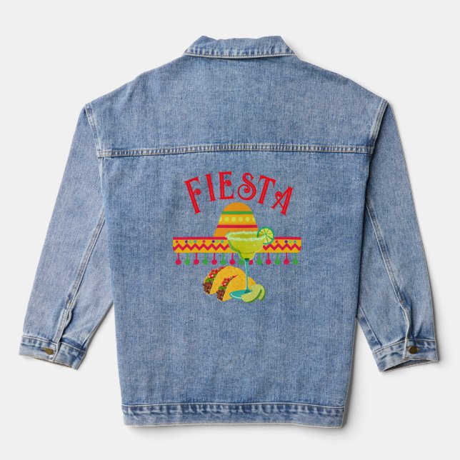 Chaqueta Vaquera Taco y Margarita Fiesta (Reverso )
