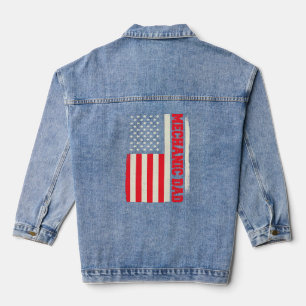 Chaqueta Vaquera Taller de Mecánica Patriótica Mechanic Dad America