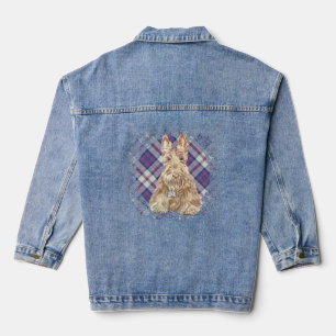 Chaqueta Vaquera Tartan Terrier Escocés