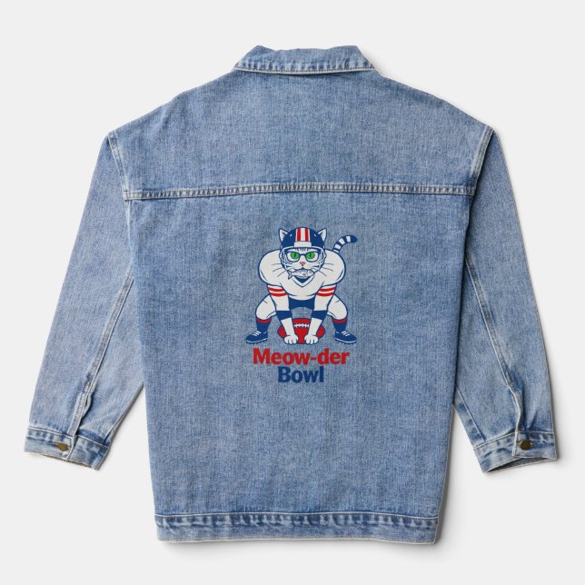 Chaqueta Vaquera Tazón Meow-der  (Reverso )