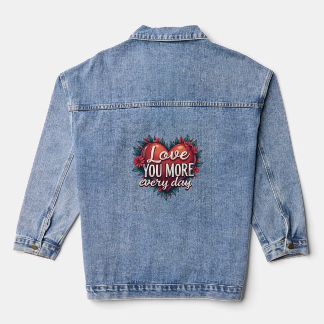 Chaqueta Vaquera “Te amo más cada día (Reverso )