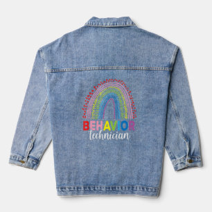 Chaqueta Vaquera Técnico de comportamiento Terapia Arcoiris ABA