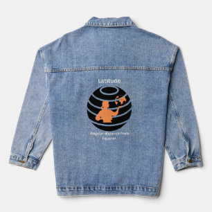 Chaqueta Vaquera Tee Naranja de Latitude Explorer Texas
