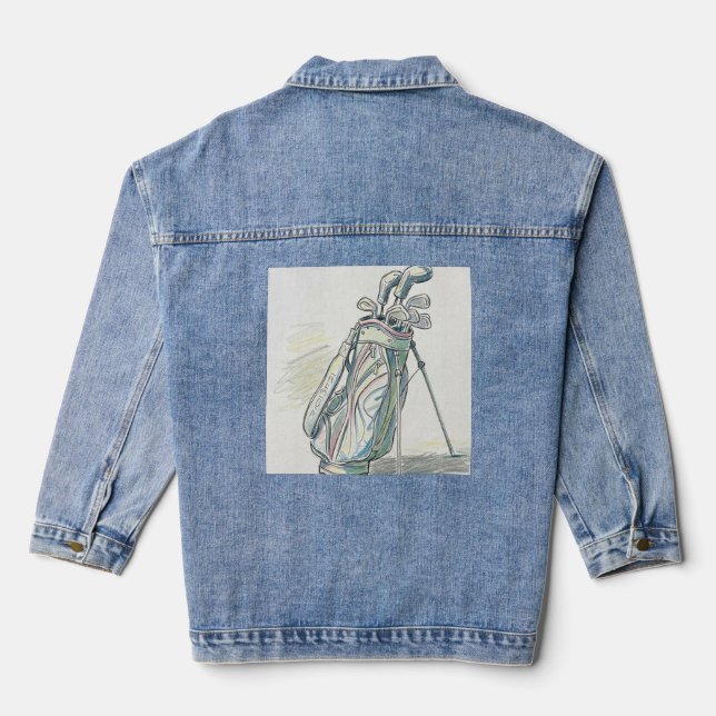 Chaqueta Vaquera Tema de Golf (Reverso )
