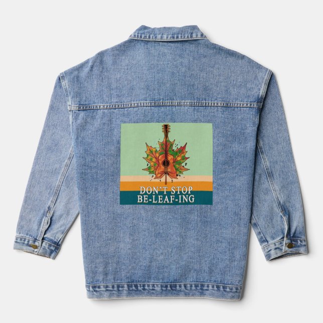 Chaqueta Vaquera temporada de otoño (Reverso )