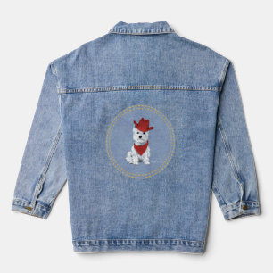 Chaqueta Vaquera Terrier Blanco de West Highland Cowboy