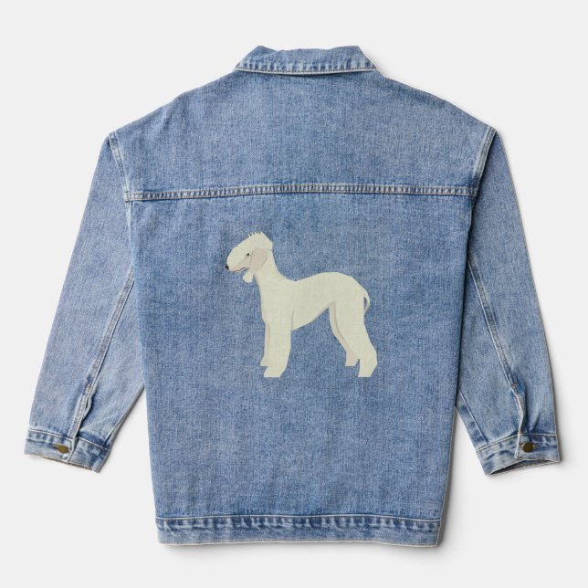 Chaqueta Vaquera Terrier de Bedlington (Reverso )