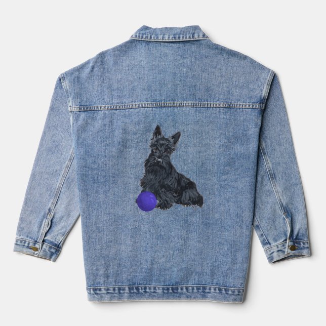 Chaqueta Vaquera Terrier escocés (Reverso )