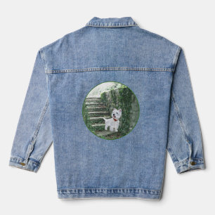 Chaqueta Vaquera Terrier West Highland Blanco Ivy Stairs
