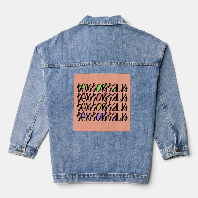 CHAQUETA VAQUERA TEXTO O HABLAR (Reverso )