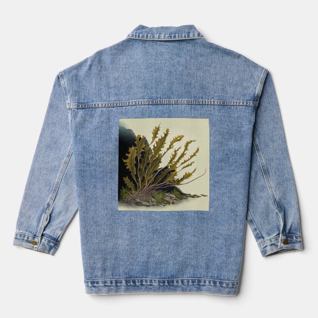 Chaqueta Vaquera Tidal Fronds (Reverso )