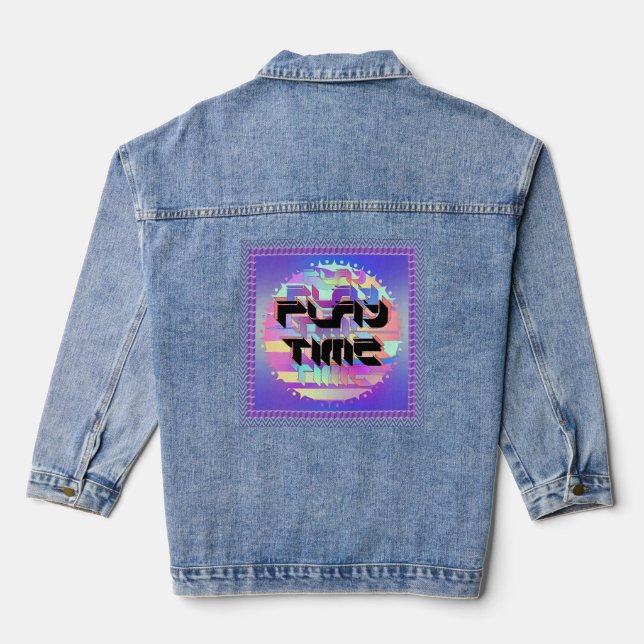 Chaqueta Vaquera Tiempo de reproducción (Reverso )