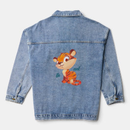 Chaqueta Vaquera Tigre Lindo Sé Genial Dibujo Animado