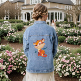 Chaqueta Vaquera Tigre Lindo Sé Genial Dibujo Animado