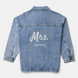 Chaqueta Vaquera Tipografía de letra moderna minimalista simple