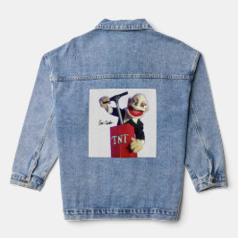 Chaqueta Vaquera títere punk con émbolo de TNT
