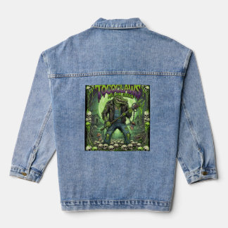 Chaqueta Vaquera TOCOCLAWS Million Green Alligator Graphic