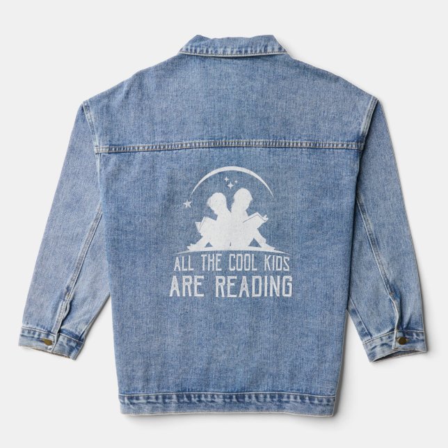 Chaqueta Vaquera Todos Los Niños De Guay Están Leyendo Libros Retro (Reverso )