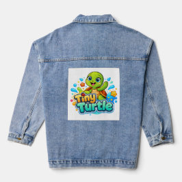 Chaqueta Vaquera Tortuga bebé adorable