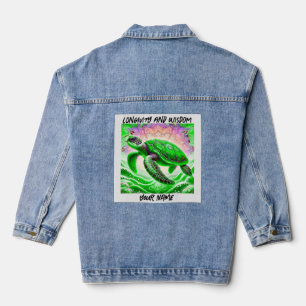 Chaqueta Vaquera Tortuga marina