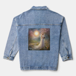 Chaqueta Vaquera Total Eclipse solar Diosa de primavera Añadir text