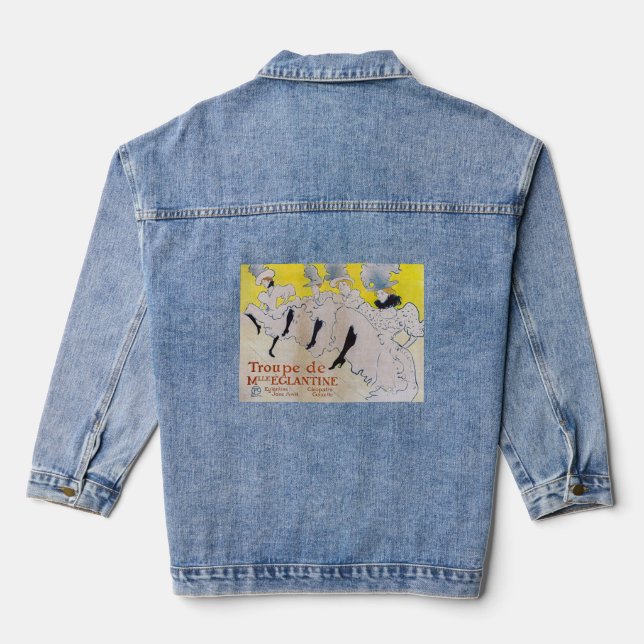 Chaqueta Vaquera Toulouse-Lautrec - Troupe de Mlle Eglantine (Reverso )