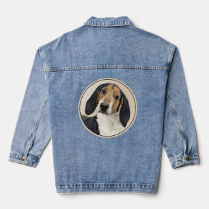 Chaqueta Vaquera Treeing Walker Coonhound Painting - Arte original