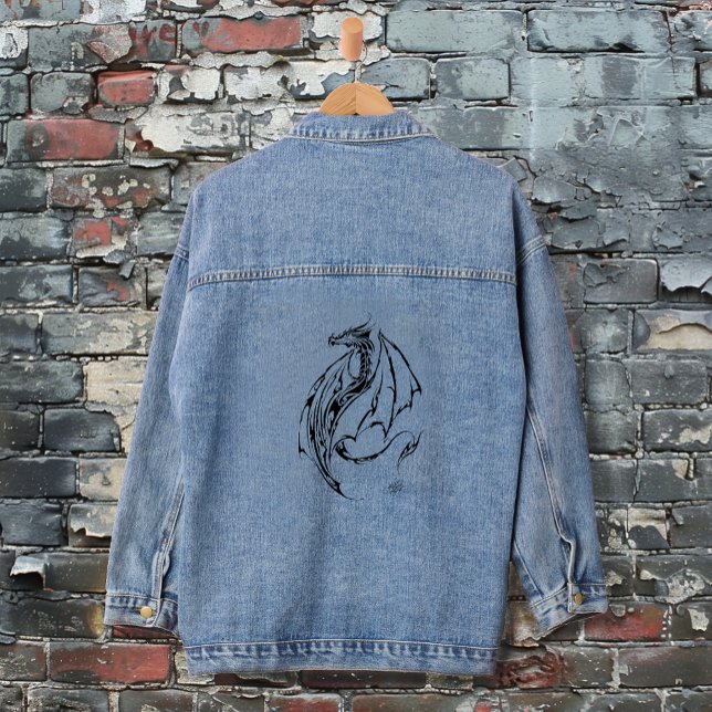Chaqueta Vaquera Tribal Dragon (Subido por el creador)