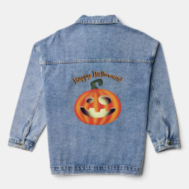 Chaqueta Vaquera Trick or Treat Halloween Calabaza