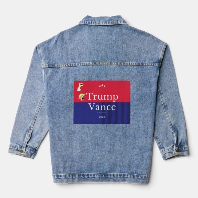Chaqueta Vaquera Trump Vance 2024 (Reverso )
