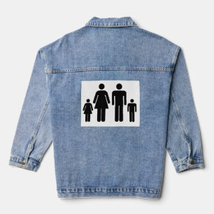 Chaqueta Vaquera Tu foto familiar en una