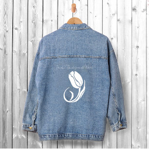 Chaqueta Vaquera Tulip blanco