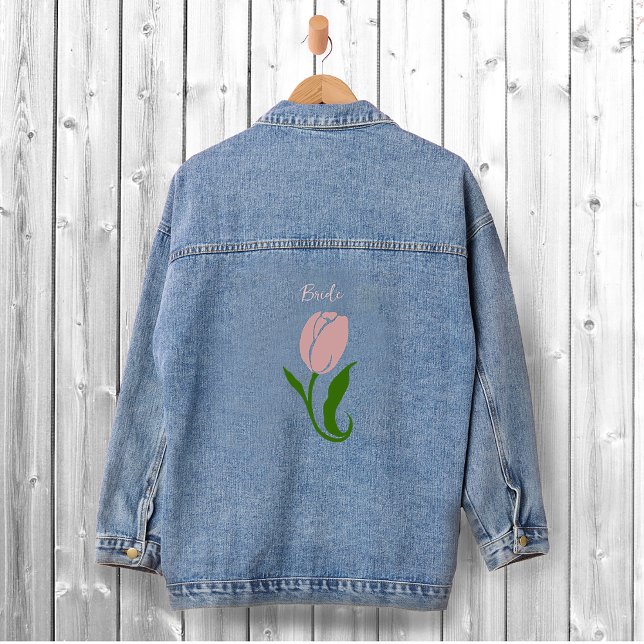 Chaqueta Vaquera Tulip Floral rosa (Subido por el creador)