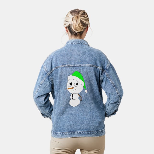 Chaqueta Vaquera un chibi snowman (Modelo)