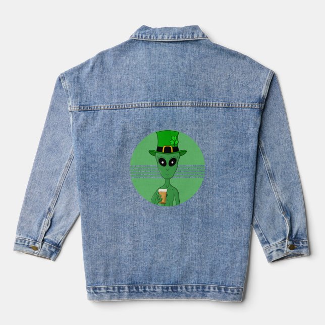 Chaqueta Vaquera Un extranjero de St. Patrick (Reverso )