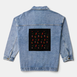 Chaqueta Vaquera Un patrón de Navidades feos
