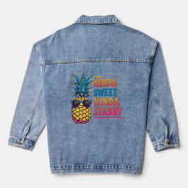 Chaqueta Vaquera Un poco dulce Kinda Stabby piña