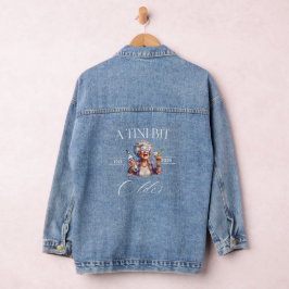 Chaqueta Vaquera Una camiseta de cumpleaños Martini un poquito más 