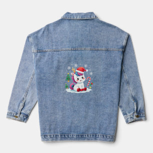 Chaqueta Vaquera Unicornio de Navidad Lindo Mágico Xmas Niñas Bebés