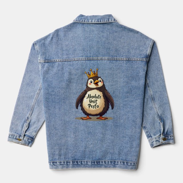 Chaqueta Vaquera Unidad Absoluta Pesto - El Rey Pingüino (Reverso )