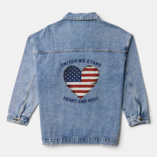 Chaqueta Vaquera United We Stand Patriotic Denim Jacket