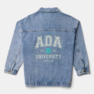 Chaqueta Vaquera Universidad Cardano Ada Crypto Currency Blockchain