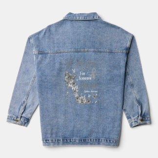 Chaqueta Vaquera Usamos Mariposas Gris Dislexia Conciencia