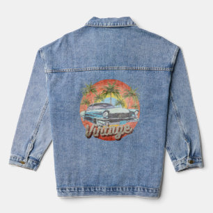 Chaqueta Vaquera Vacaciones de Verano en Coche Vintage Rústico