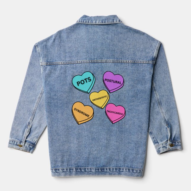 Chaqueta Vaquera Valentine Pots Hearts (Reverso )
