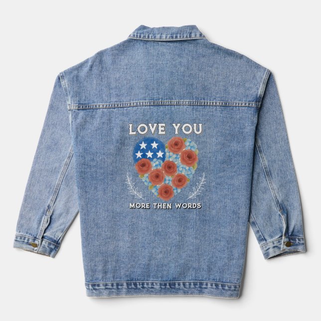 Chaqueta Vaquera Valentine's day Tri-Blend shirt (Reverso )